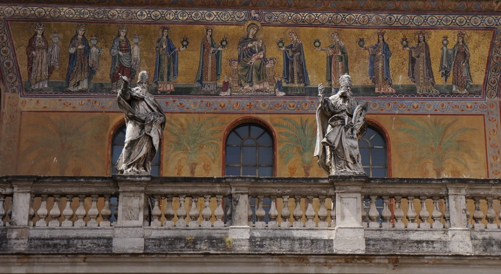 facade santa maria de Trastevere